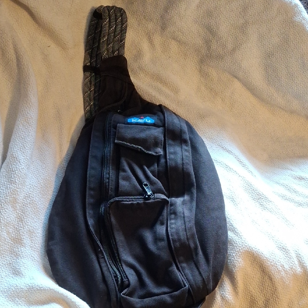 Brown Sling Backpack